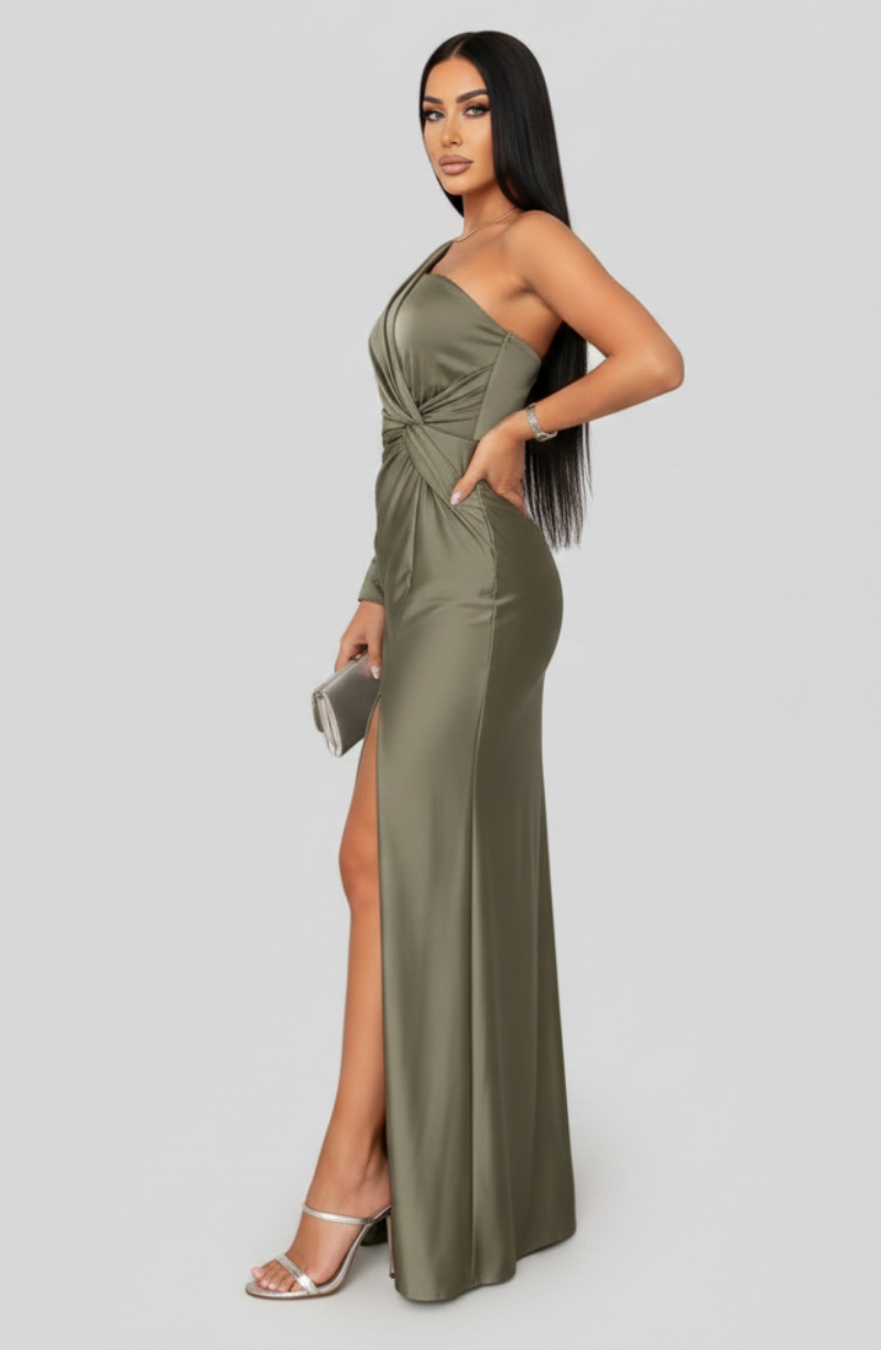 Alice | Refined Silhouette Elegant Special Occasion Maxi Dress