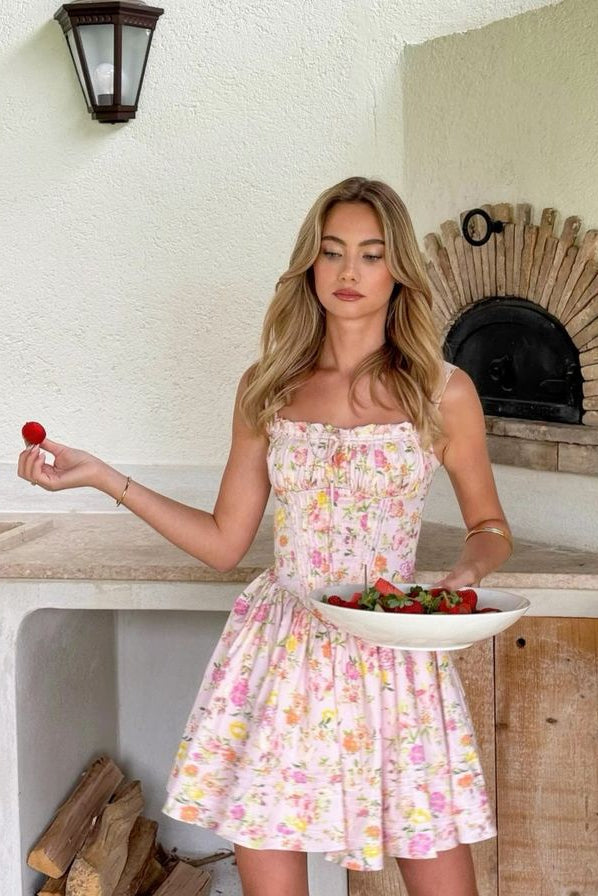 Avalynn | Women's Floral Sleeveless Mini Summer Dress