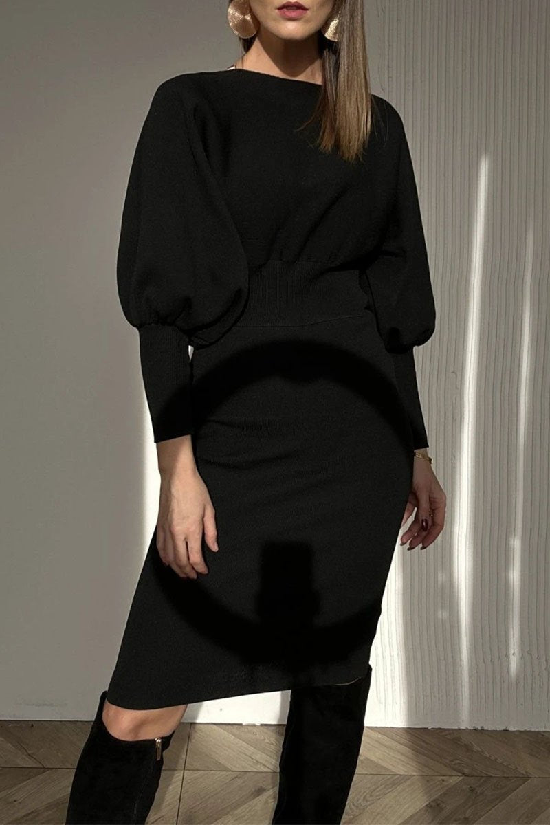 Celeste | Classy Balloon Sleeve Dress