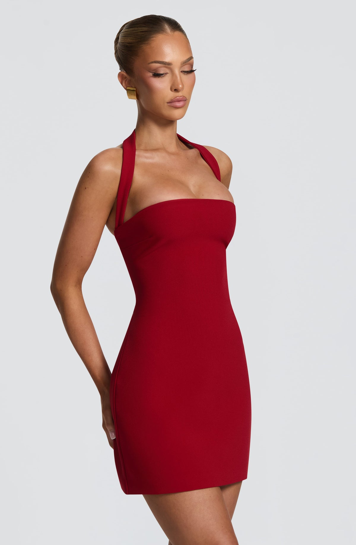 Alessia | Strapless Mini Dress Sculpted Bodycon