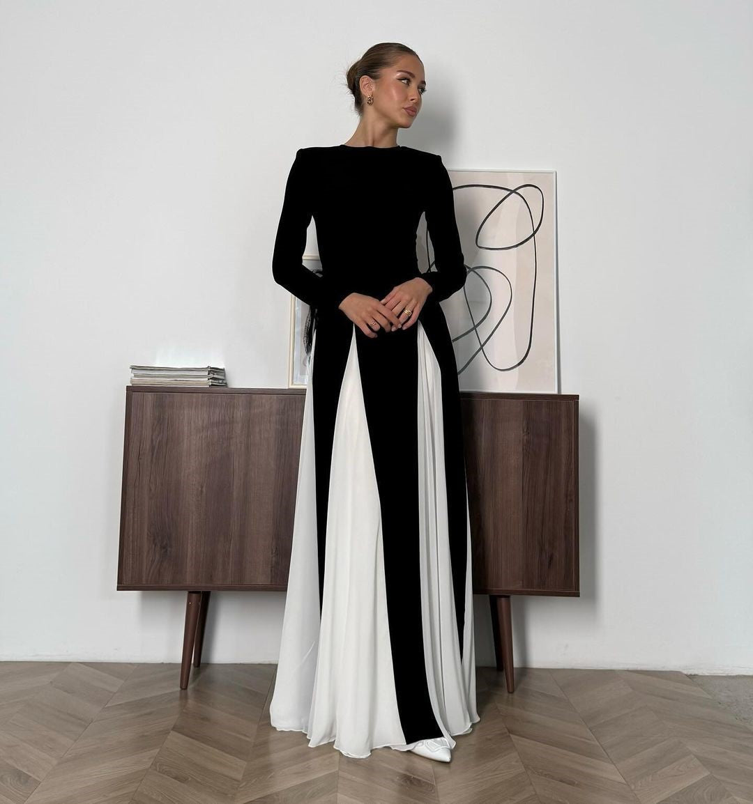 Mayfair | Sophisticated Modern Comfort Silhouette Maxi Dress