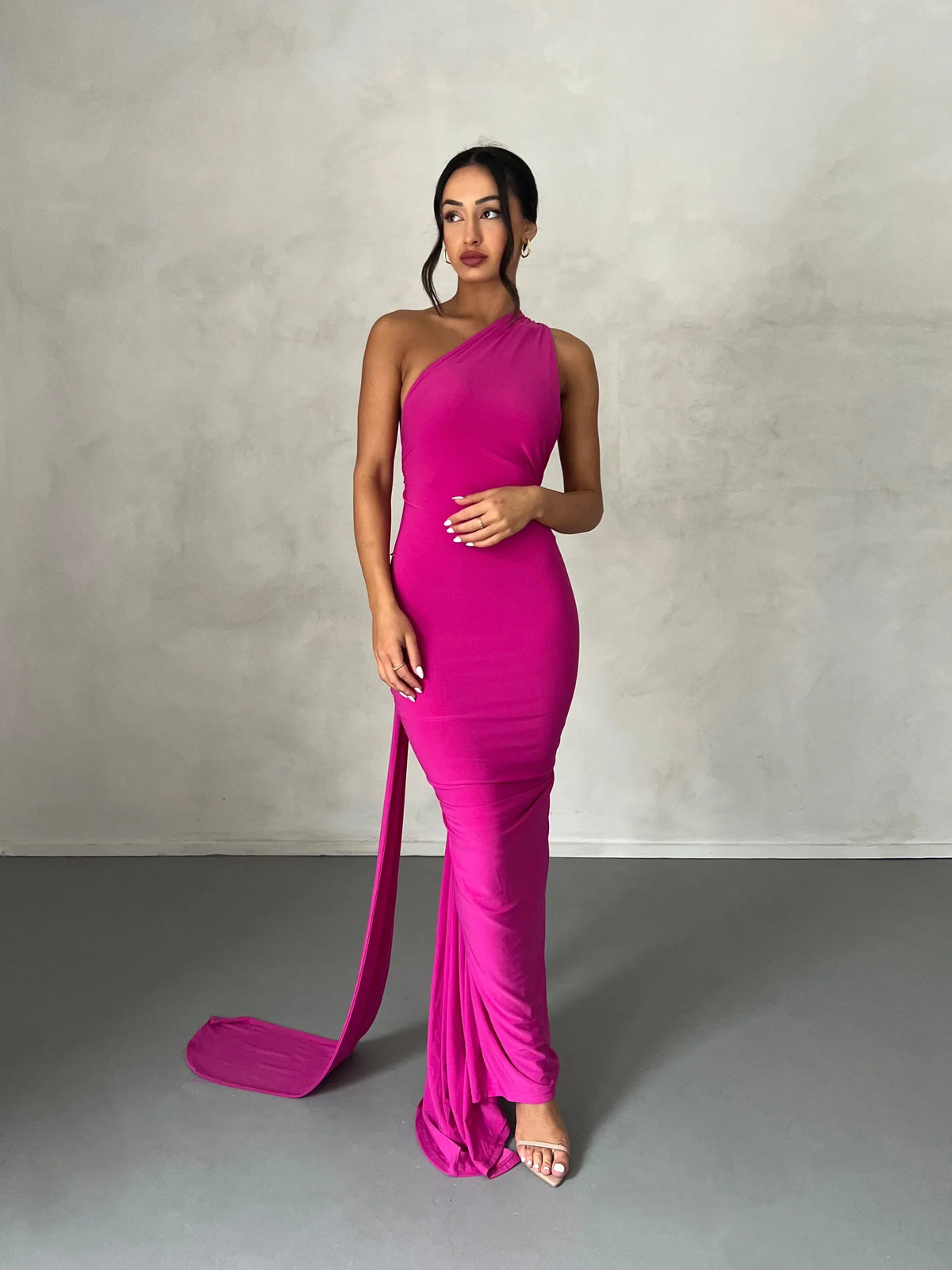 Arabella | Modern Sash Detail Maxi Dress