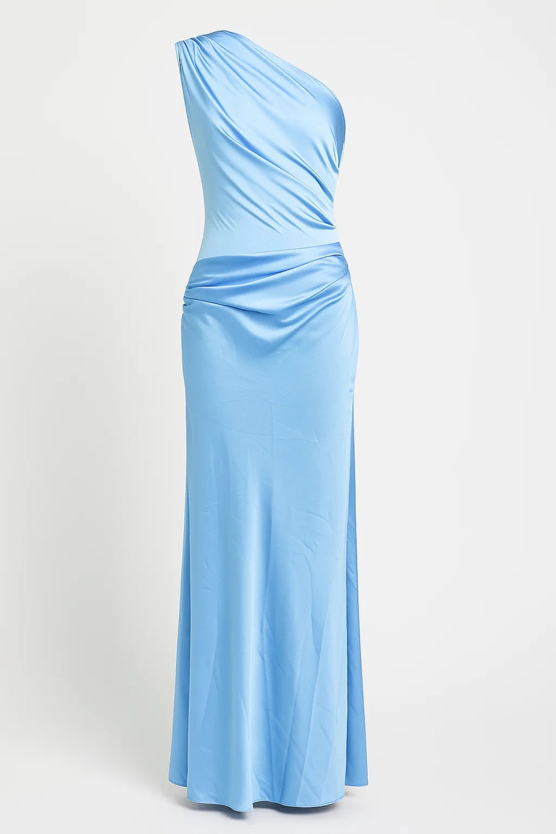 Aurora | Asymmetric Draped One-Shoulder Maxi Dress
