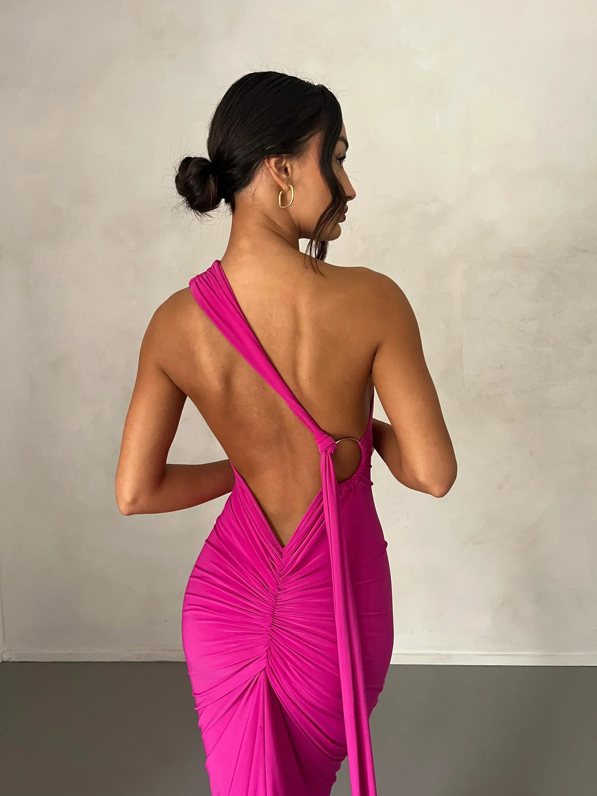 Arabella | Modern Sash Detail Maxi Dress