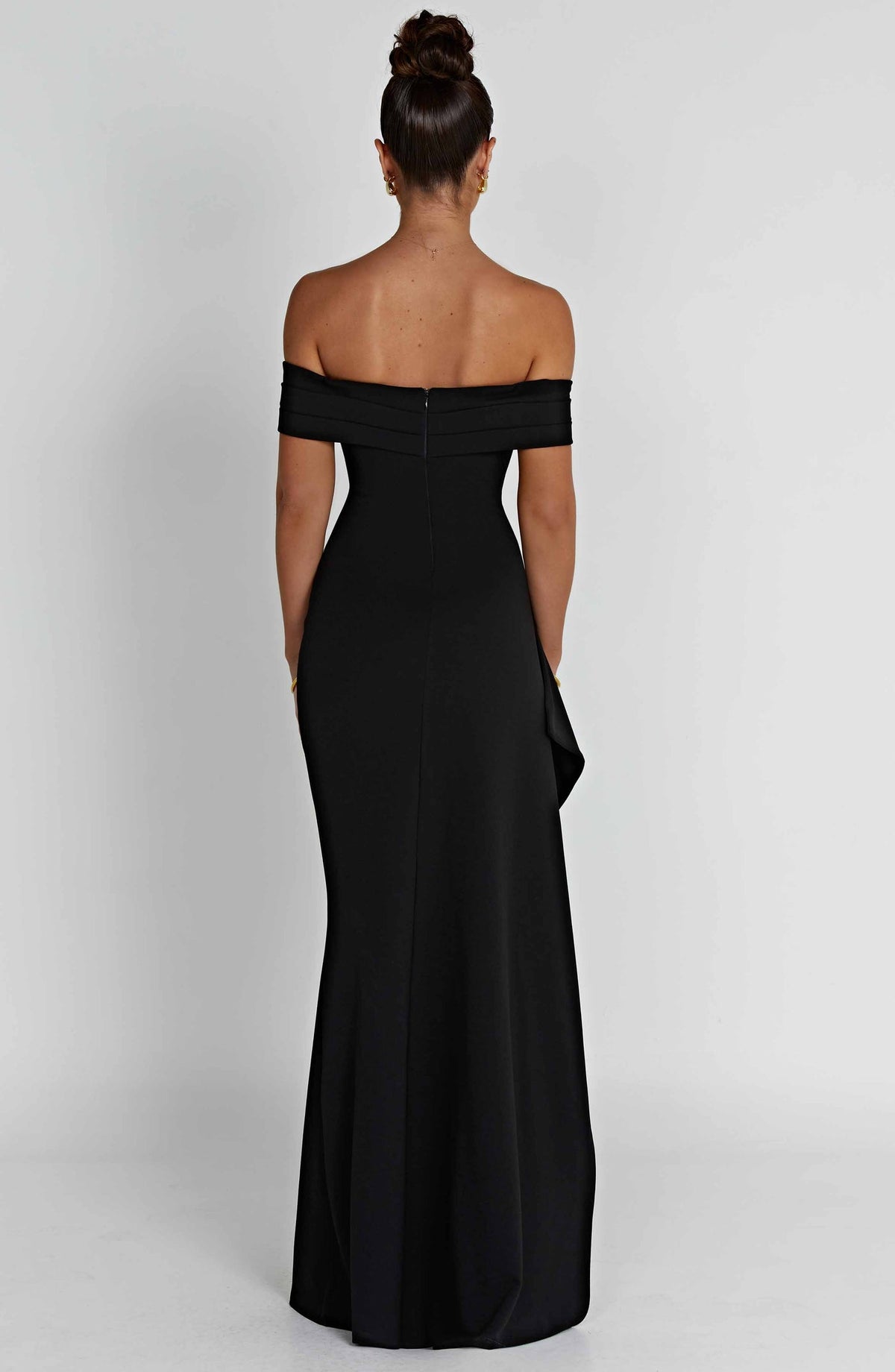 Belle | Bodycon Off-Shoulder Ruched Maxi Dress