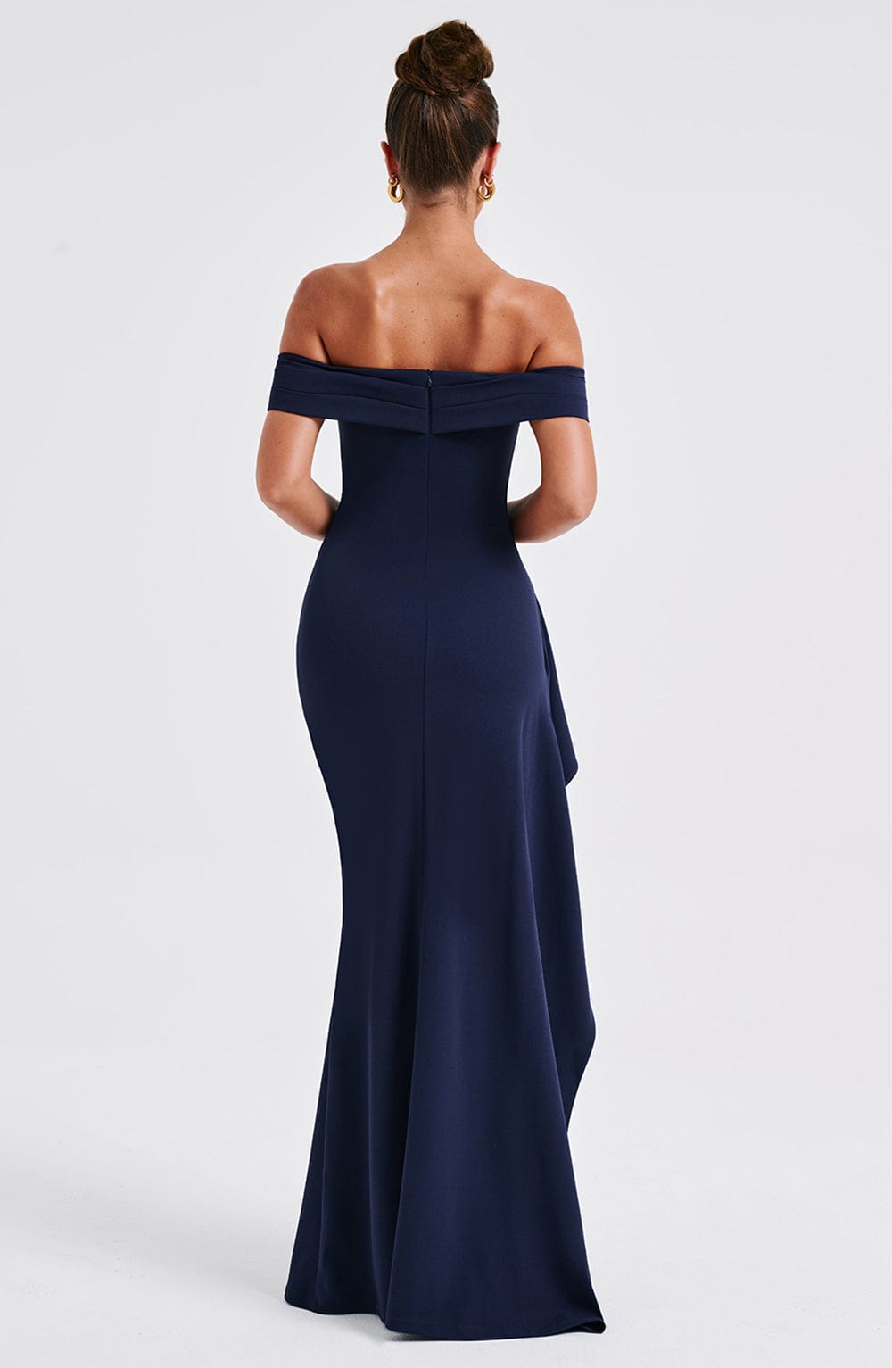 Belle | Bodycon Off-Shoulder Ruched Maxi Dress