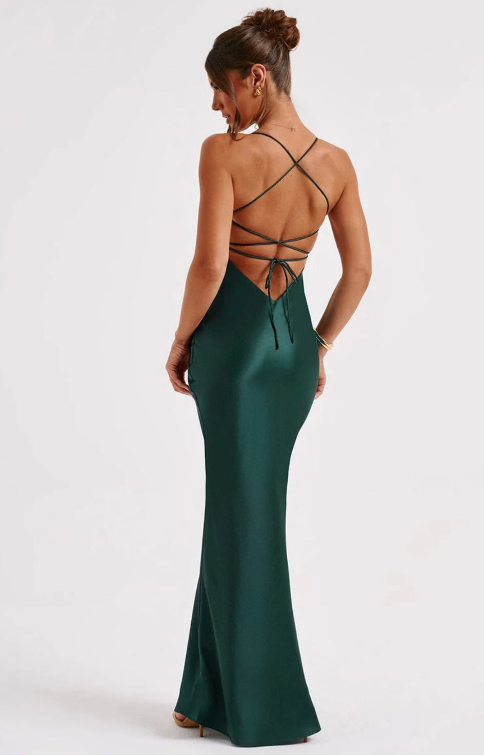 Macie | Fluid Body-Skimming Fit Sweetheart Maxi Gown